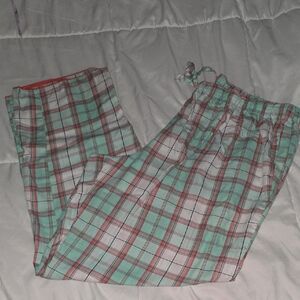 Secret Treasures Aqua Verde Plaid Sleepwear